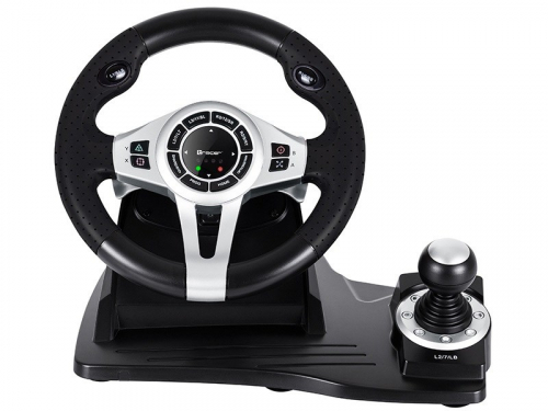 Tracer TRAJOY46524 Gaming Controller Black Steering wheel + Pedals PlayStation 4, Playstation 3