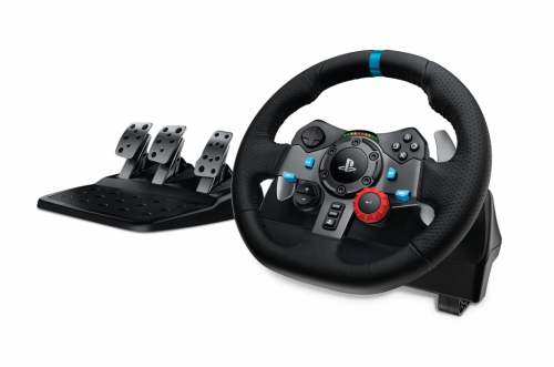 Logitech G G29 Steering wheel + Pedals Playstation 3,PlayStation 4 Analogue USB 2.0 Black