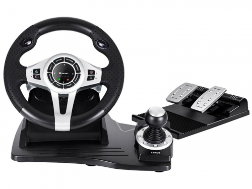 Tracer TRAJOY46524 Gaming Controller Black Steering wheel + Pedals PlayStation 4, Playstation 3