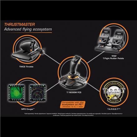 Thrustmaster | Joystick T 16000M Flight Pack | Black