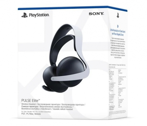 Sony PlayStation 5 Pulse Elite in-ear headphones Black and white