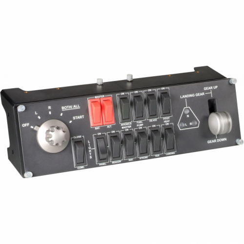 Logitech Flight Switch Panel Flight simulator instrument panel wired for PC