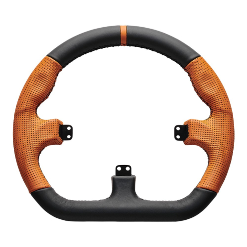 Asetek SimSports GT - rim - closed D, black and orange