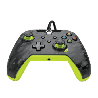 PDP Wired Controller: Electric Carbon - Xbox Series X|S, Xbox One, Xbox, Windows 10/11
