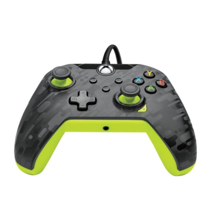 PDP Wired Controller: Electric Carbon - Xbox Series X|S, Xbox One, Xbox, Windows 10/11