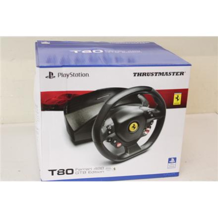 Taastatud. Thrustmaster Steering Wheel T80 Ferrari 488 GTB Edition | Thrustmaster | Steering Wheel | T80 Ferrari 488 GTB Edition | DAMAGED PACKAGING | Game racing wheel