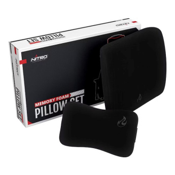 Nitro Concepts Memory Foam Pillow Set Черный/Black - foam cushion set