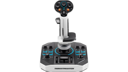 Thrustmaster Sol-R 1 Must, Valge USB Flightstick Analogue / Digital PC