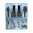 Thrustmaster TCA Quadrant Add-On Airbus Edition Must, Blue Flight Sim PC