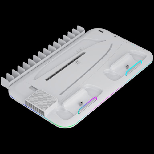 CANYON cooling stand CS-51 RGB PS5 Slim/DE Charge Valge