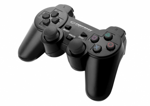 Esperanza EGG107K Gaming Controller Gamepad PC,Playstation 3 Analogue / Digital USB 2.0 Black