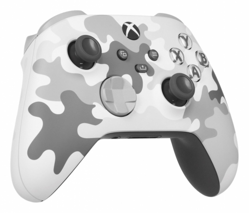 Microsoft Xbox Wireless Controller – Arctic Camo Special Edition Grey, White Bluetooth Gamepad Analogue / Digital Android, PC, Xbox One, Xbox Series S, Xbox Series X, iOS