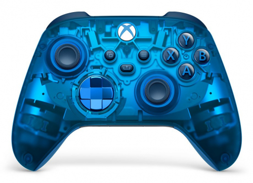 Microsoft Xbox Wireless Controller – Sky Cipher Special Edition Blue Bluetooth Gamepad Analogue / Digital Android, PC, Xbox One, Xbox Series S, Xbox Series X, iOS