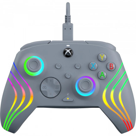 PDP Controller kabelgebunden Afterglow Wave grau XBOX Serie