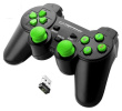 Esperanza EGG108G Gaming Controller Must, Green USB 2.0 Gamepad Analogue / Digital PC, Playstation 3