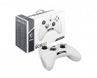 MSI FORCE GC20 V2 WHITE Gaming Controller 'PC and Android ready, Wired, adjustable D-Pad cover, Dual vibration motors, Ergonomic design, detachable cables'