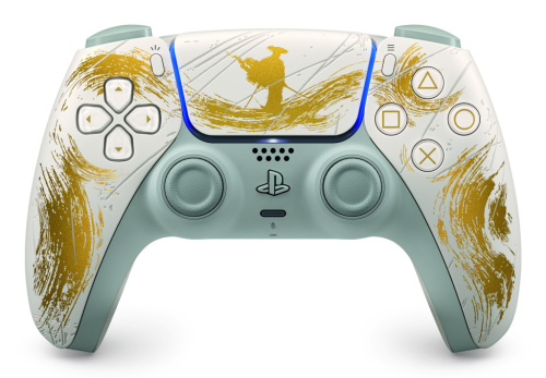 Sony Dualsense Ghost of Yotei Limited Edition Gold, White Bluetooth/USB Gamepad Analogue / Digital PlayStation 5