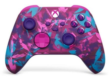 Microsoft Xbox Wireless Controller – Heart Breaker Special Edition Blue, Pink, Purple Bluetooth Gamepad Analogue / Digital Android, PC, Xbox One, Xbox Series S, Xbox Series X, iOS