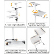 Techly Universal projector/notebook trolley two shelvy