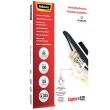 Fellowes | Laminating Pouch PREMIUM | A4 | Glossy | Thickness: 125 micron, Qty Per Pack: 100 pcs; Ideal for notices, craft materials, signage and frequently handled documents; Compatible with all laminator brands