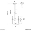Neomounts NM-C440 - Klammer - Voll beweglich - für LCD-Display - Schwarz - Bildschirmgröße: 81.3-152.4 cm