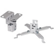 Techly Deckenhalterung f. Beamer. ausziehbar. 130mm. silber