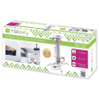 TECHly - Bracket - for projector - aluminium, steel - silver - ceiling mountable 380-580 mm 