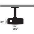 Techly Universal Deckenhalterung f.Beamer.30cm Deckenabst..w