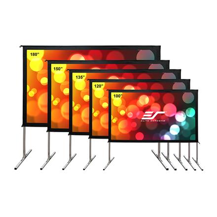 Elite Screens | Yard Master 2 Mobile Outdoor screen WV-Dual | OMS100H2-DUAL | Diagonal 120 