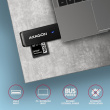 AXAGON CRE-S2N USB-A 3.2 Gen 1 kaardilugeja, SD, microSD - must
