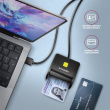 AXAGON AXAGON CRE-SM3N reader Smart card USB 1.3m cable