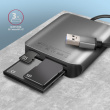 AXAGON CRE-S3 External card reader USB-A 3.2 Gen 1, 3-slot & lun SD/microSD/CF, UHS-II OTG