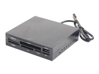 Gembird USB 2.0 CF/MD/SM/MS/SDXC/MMC/XD card reader/writer black