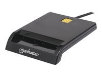 MANHATTAN Smart Card Reader Compatible with friction-type contact smart cards