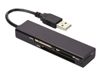 EDNET USB 2.0 Card reader 4-port Supports MSSDT-flashCF formats