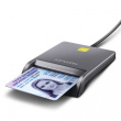 AXAGON Smart card reader CRE-SM3T USB 1.3m cable Windows, Mac