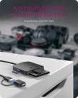 IcyBox ICY BOX IB-CR302-CU3 Cards CF,TF,SD,microSD