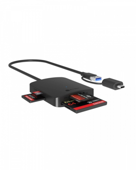 IcyBox ICY BOX IB-CR302-CU3 Cards CF,TF,SD,microSD