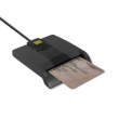Qoltec Intelligent smart ID card reader, USB type C