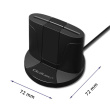 Qoltec Intelligent ID chip card reader SCR 0632, USB