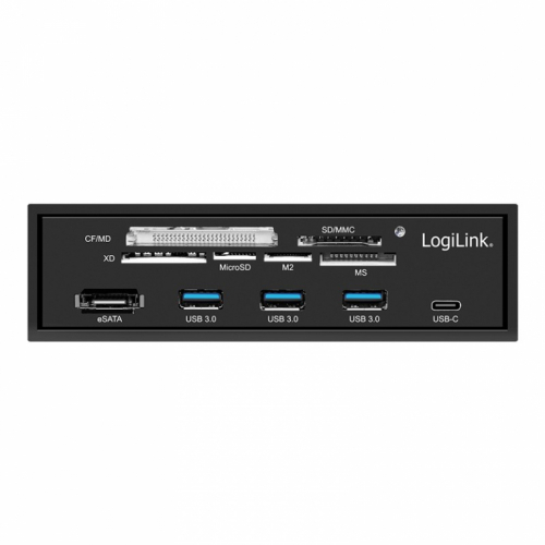 LogiLink 5,25' multifunction fron panel with 6-way c. rea