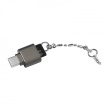 LogiLink USB-C to microSD card readeras a keychain