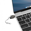LogiLink USB-C to microSD card readeras a keychain