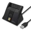 Qoltec Smart chip card scanner USB2.0 Plug&play