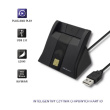 Qoltec Smart chip card scanner USB2.0 Plug&play