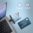 AXAGON CRE-SMPC USB-C smart card reader