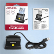 AXAGON Universal desktop USB contact Smart card/ID card reader with long, USB-A cable | CRE-SM4N