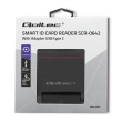 Qoltec Smart chip card scanner USB 2.0 Plug&play