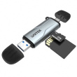 UNITEK R1010A card reader USB 3.2 Gen 1 (3.1 Gen 1) Type-A/Type-C Grey