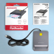 AXAGON CRE-SM3TC smart card reader USB-C 1.2m cable